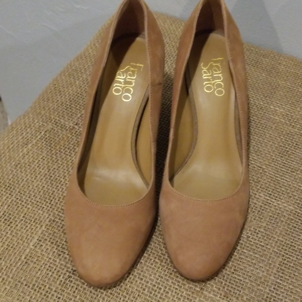 Suede heels